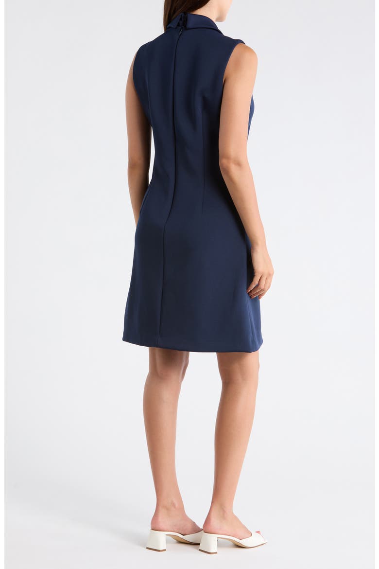 Sleeveless Double Breasted Minidress, Alternate, color, NAVY
