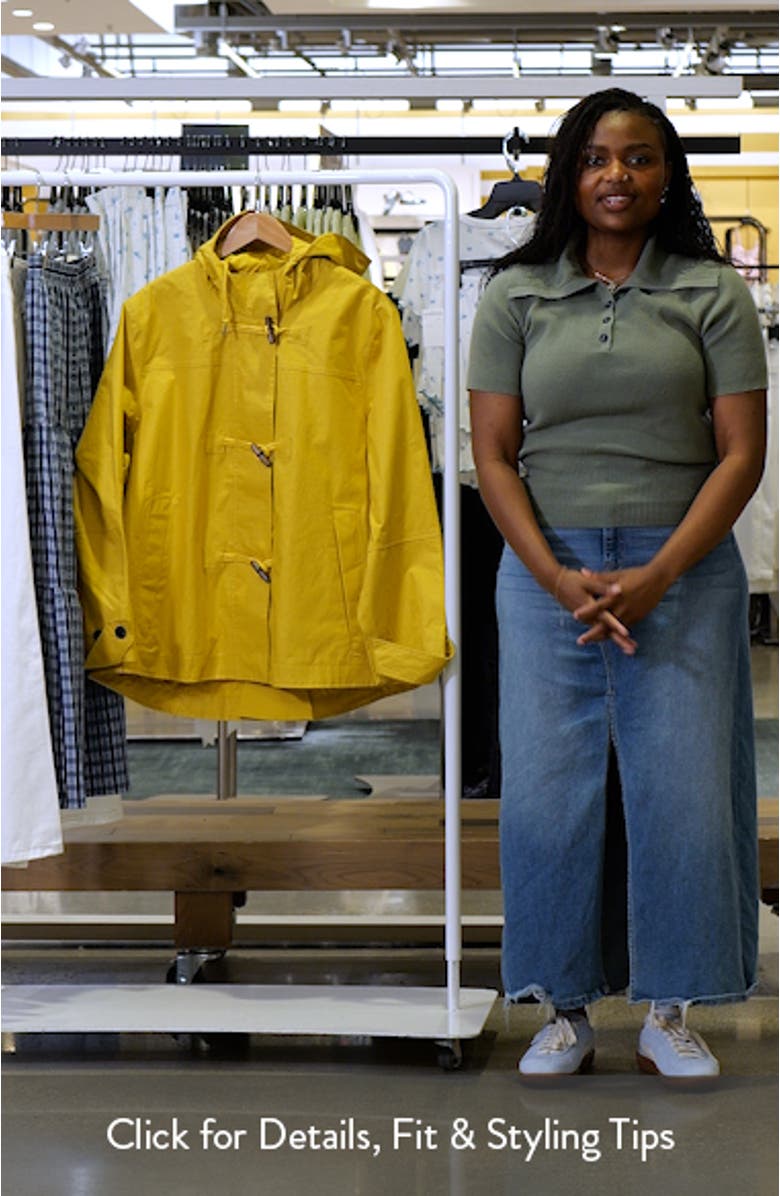 Sea Drift Waterproof Linen & Cotton Rain Coat, sales video thumbnail