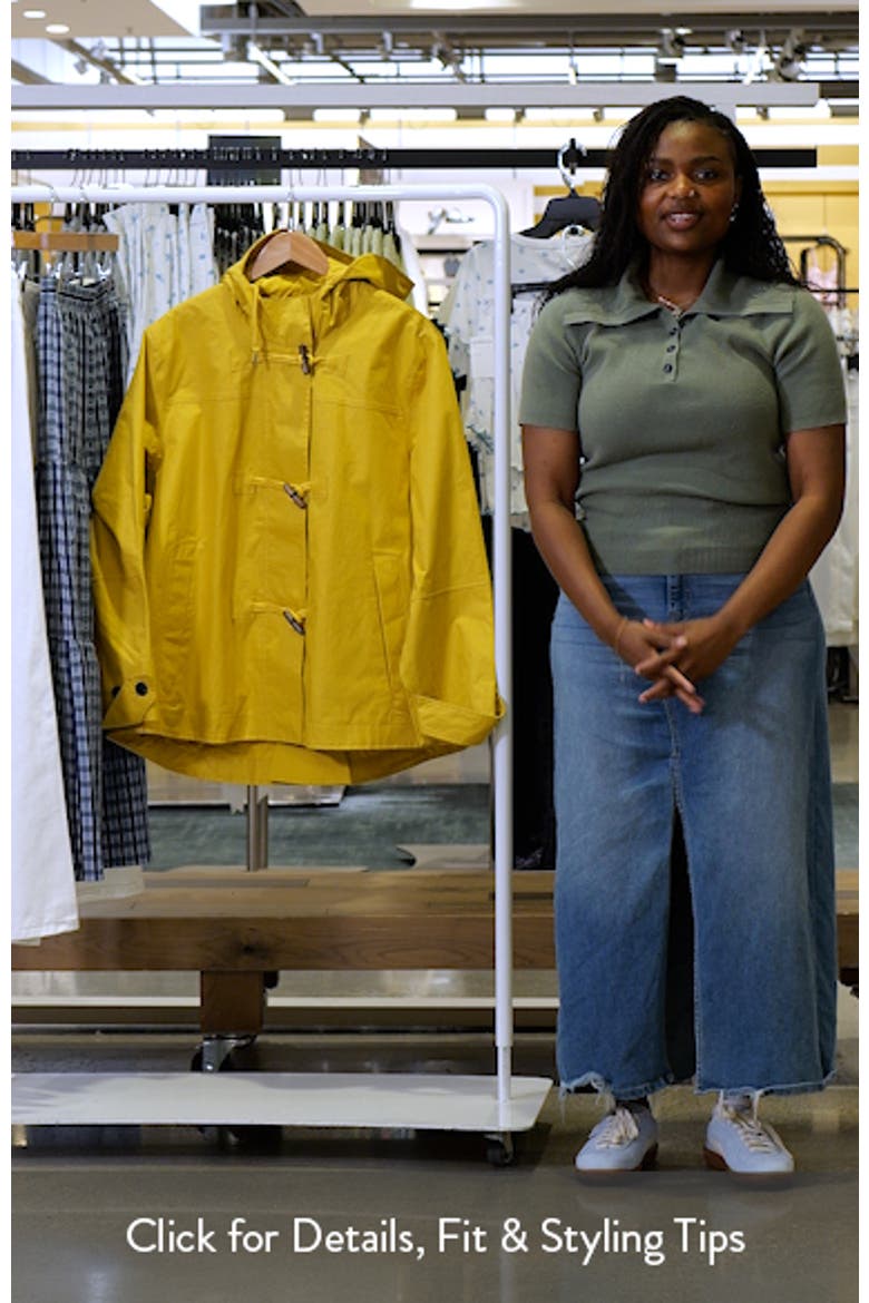 Sea Drift Waterproof Linen & Cotton Rain Coat video