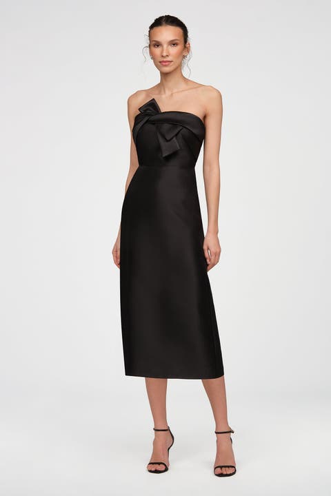Aliana Strapless Mikado Dress