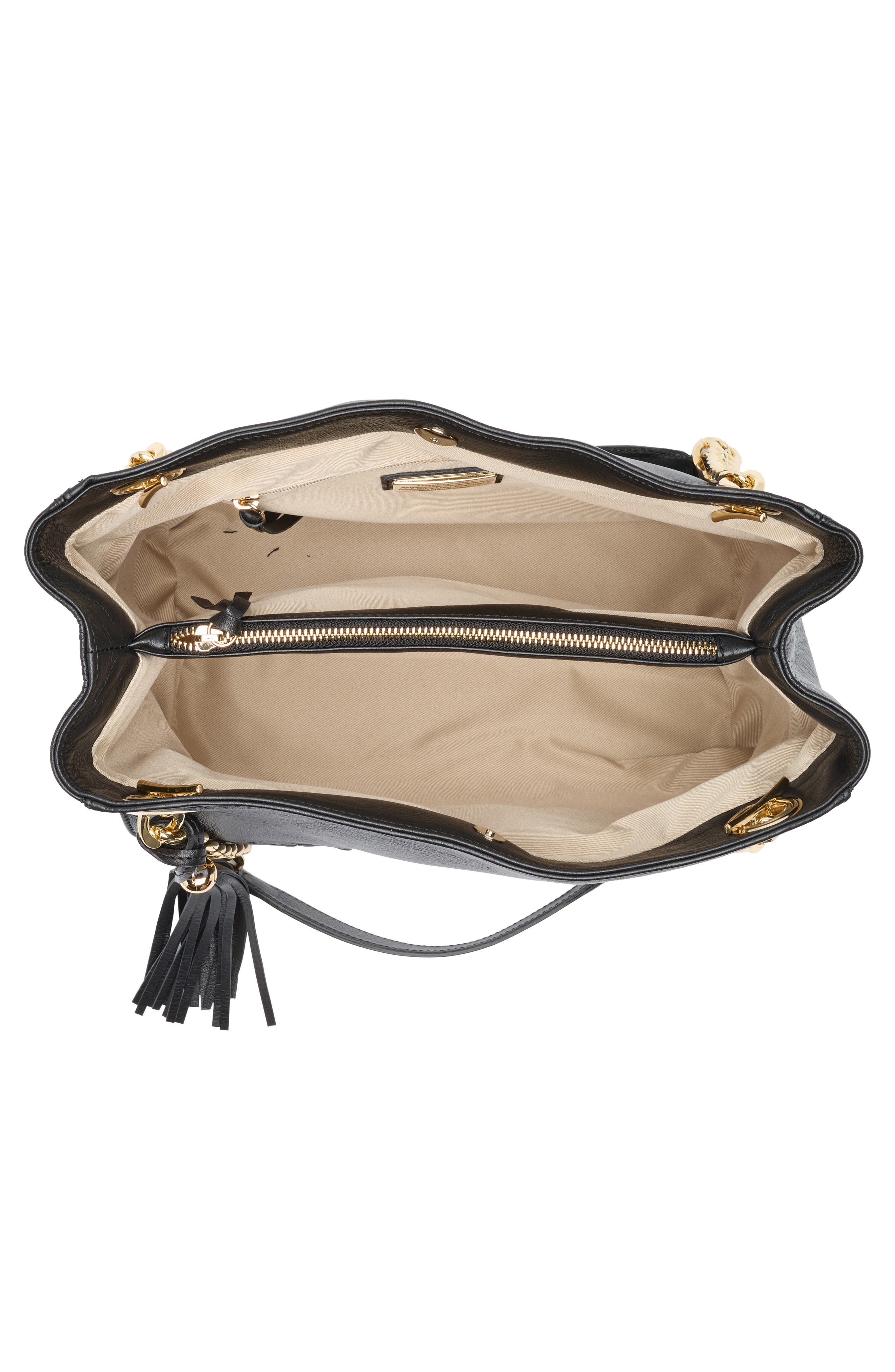 VALENTINO BY MARIO VALENTINO Luisa Embossed Logo Shoulder Bag, Alternate, color, 