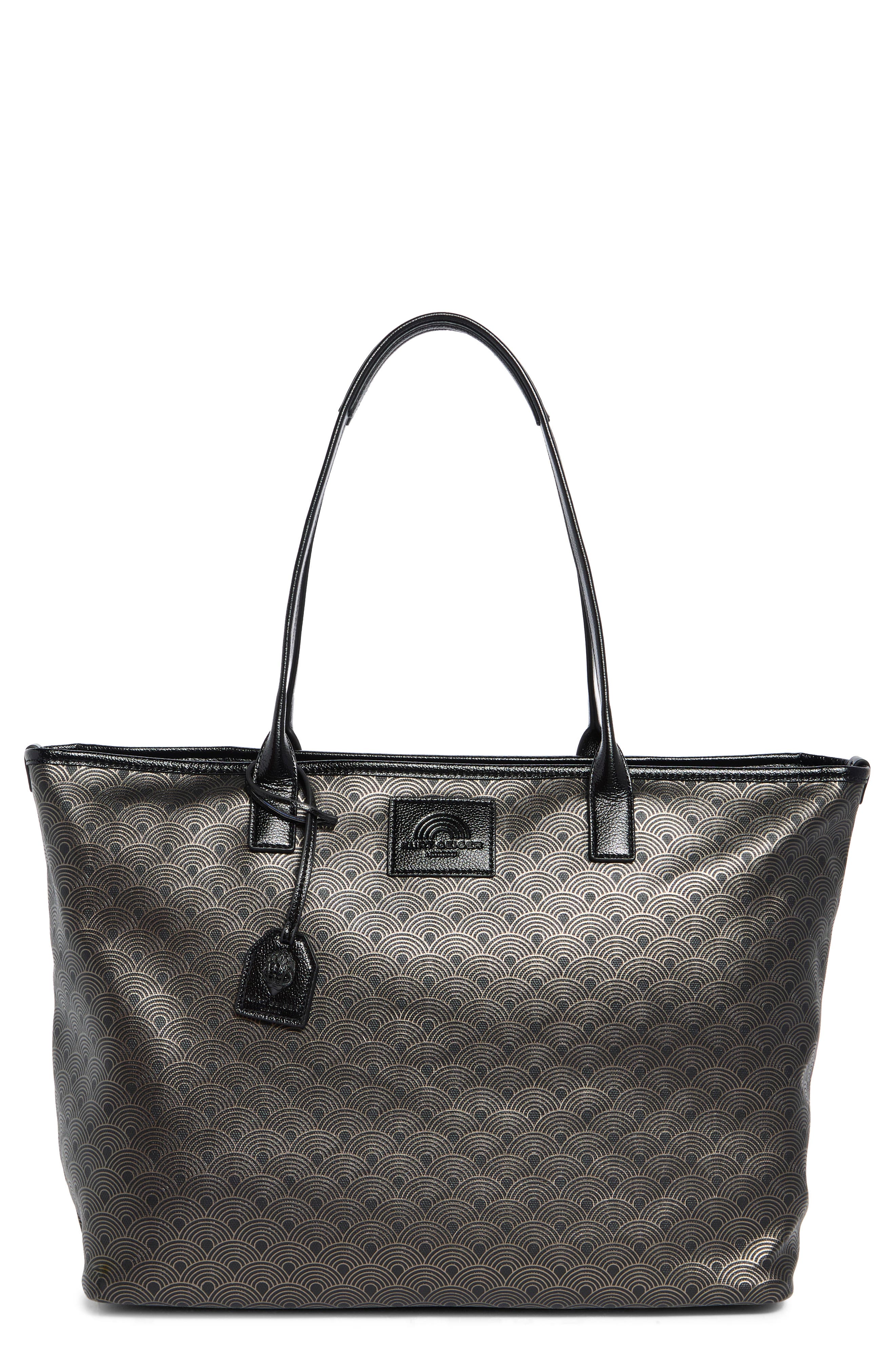 Kurt Geiger London Pimlico Large Leather Tote, Main, color, Black