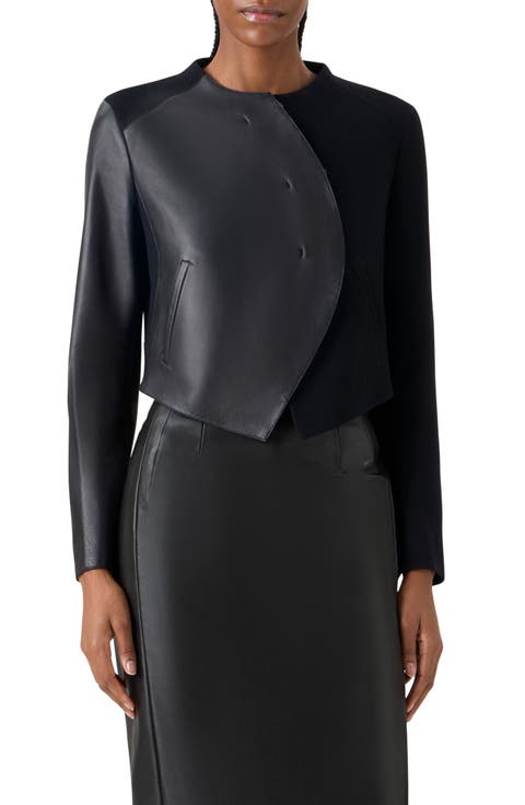 Hynora Orbit Wool & Leather Jacket