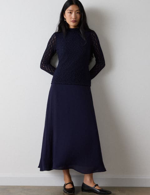 Drop Waist Midi Dress