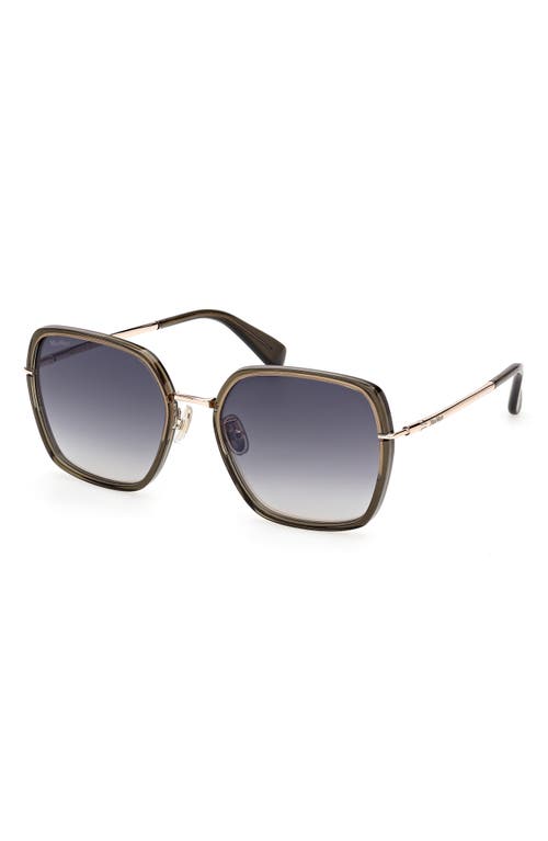 Max Mara 57mm Square Sunglasses In Multi
