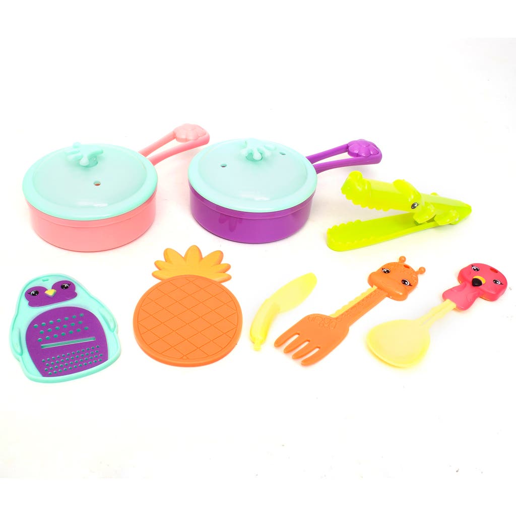 Zoo Troop Animal Themed Cooking Utensils Playset, 10 Pieces in Multicolored  product