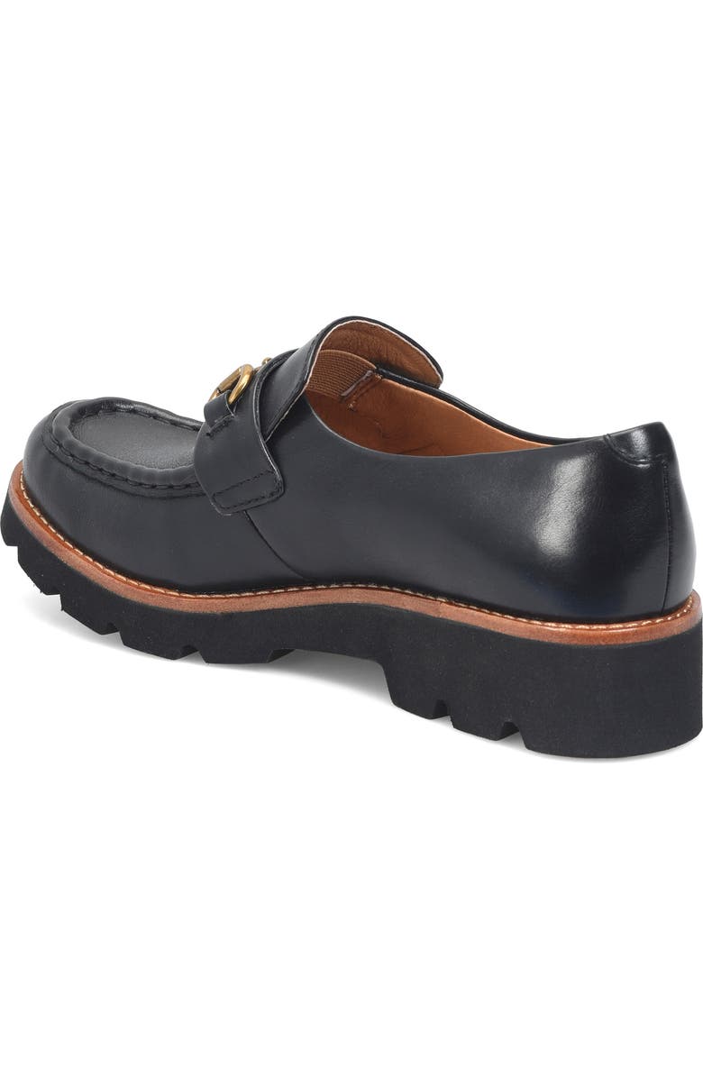 Söfft Prewitt Horsebit Loafer, Alternate, color, Black Leather