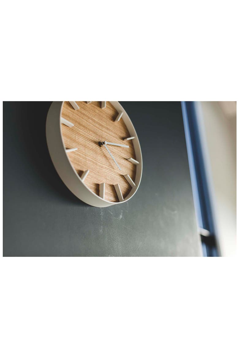 Rin Wall Clock, Alternate, color, NATURAL