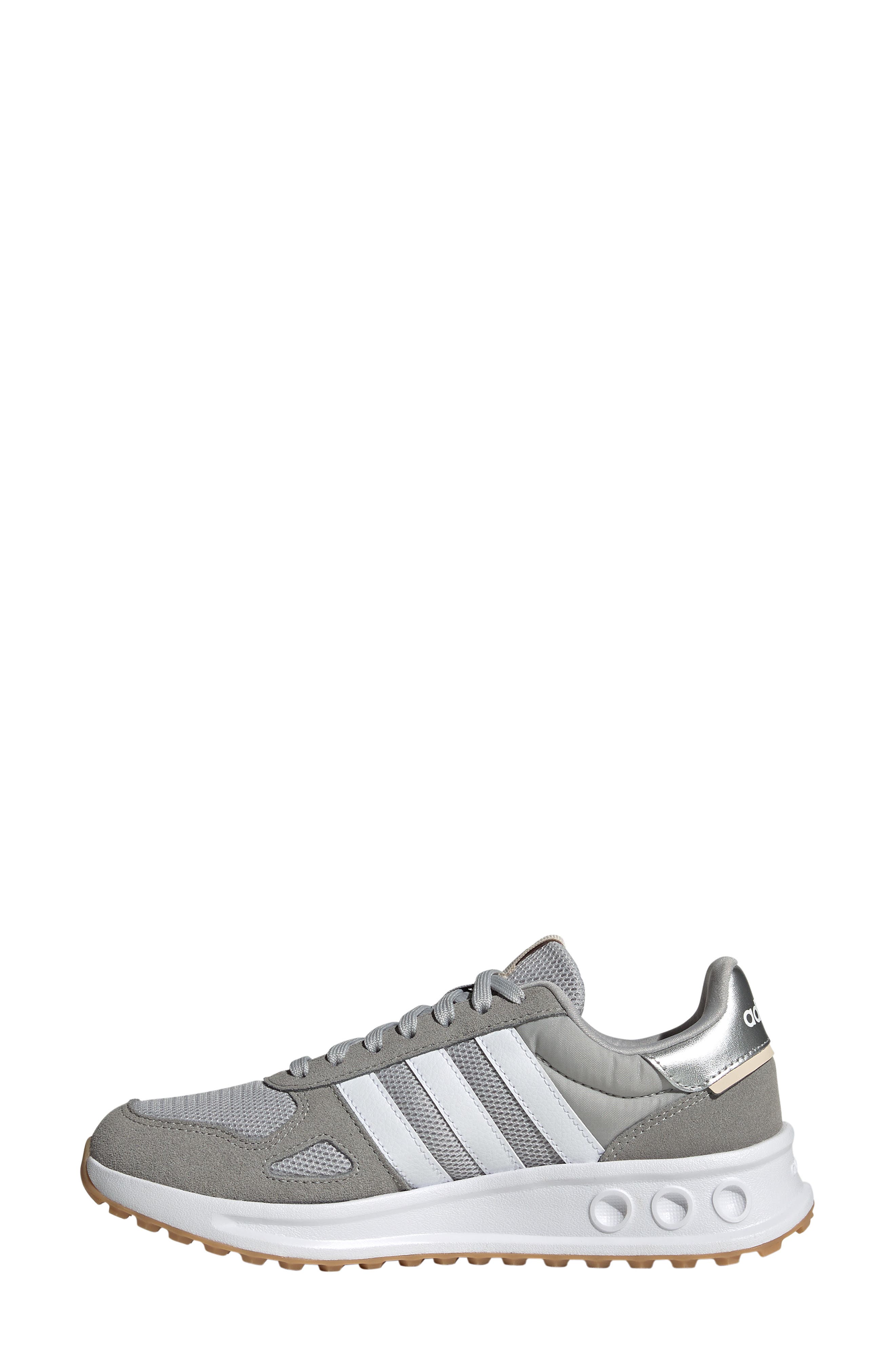 adidas Run 84 Sneaker, Alternate, color, Grey/ White/ Matte Silver