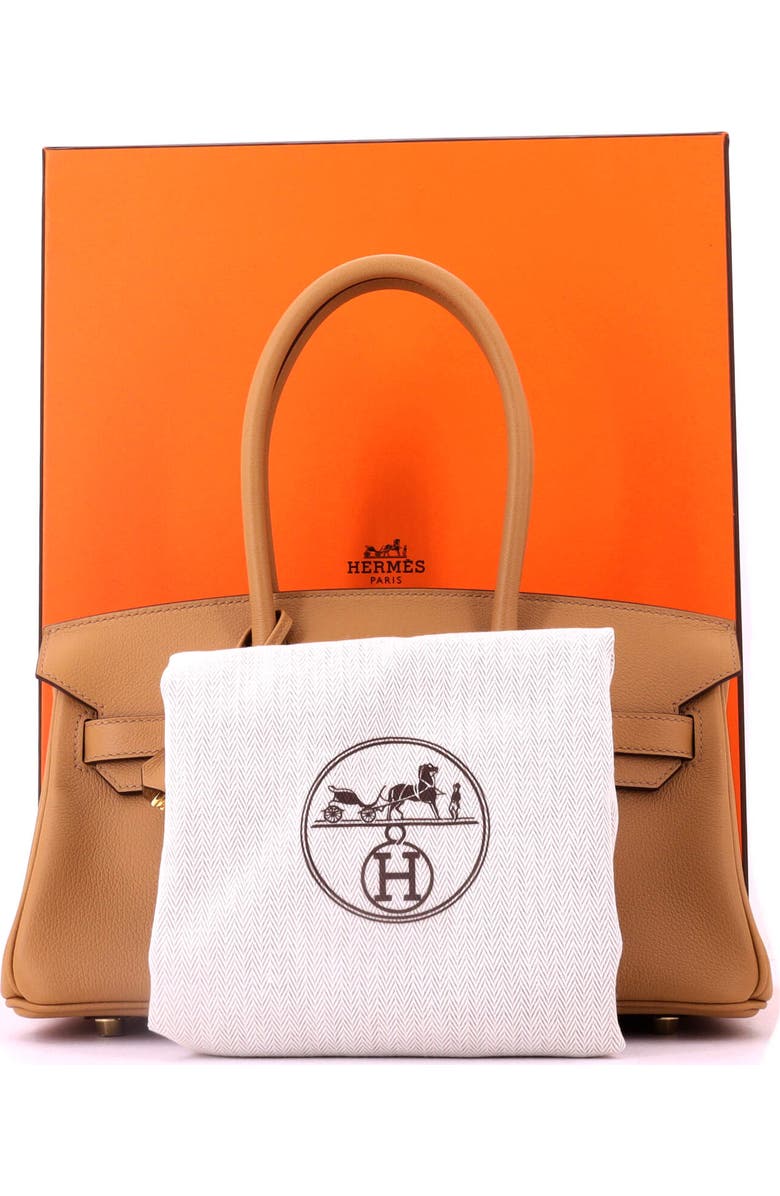 Pre-Owned Hermes Shoulder Light Birkin Bag Evercolor 29, Alternate, color, Biscuit