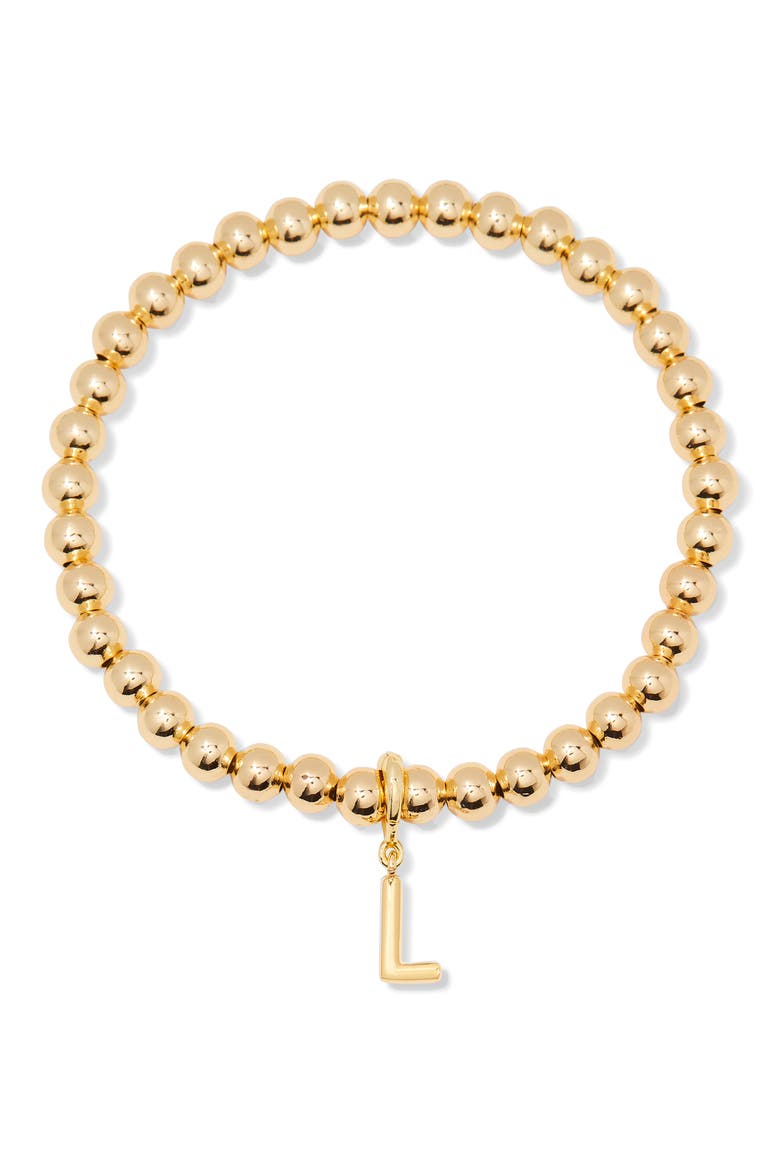 Makenna Initial Charm Bracelet, Main, color, GOLD - L