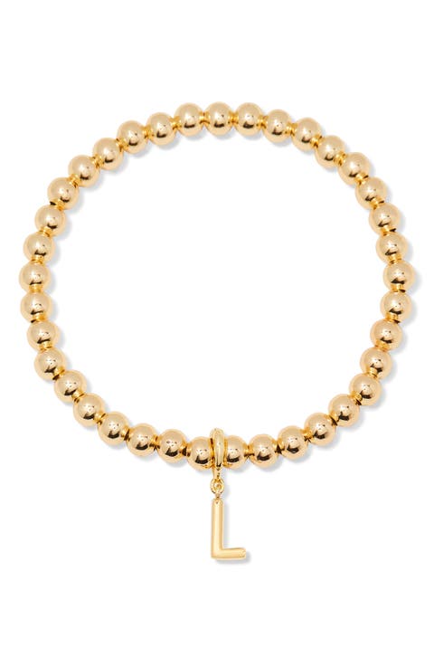 Makenna Initial Charm Bracelet