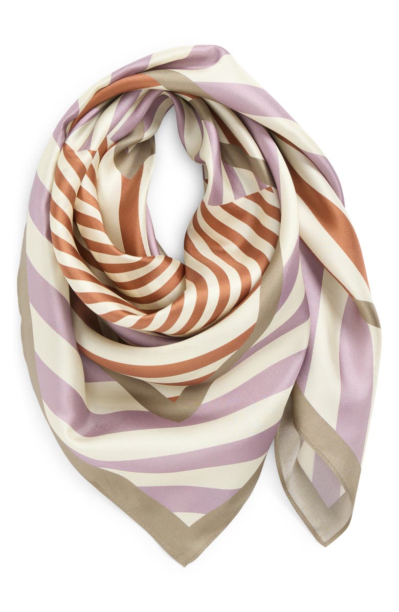Nordstrom String Square Silk Scarf, Alternate, color,