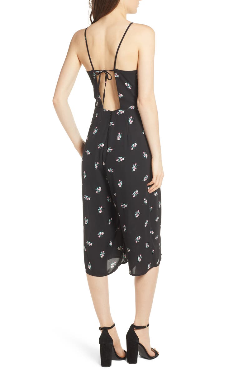 Love, Fire Culotte Jumpsuit, Alternate, color, 