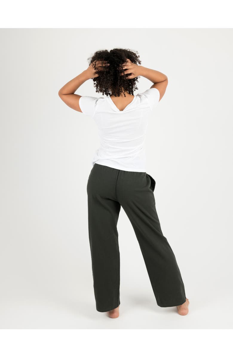 Leveret Women's Cotton Flannel Holiday Pajama Pants, Alternate, color, Dark Gray