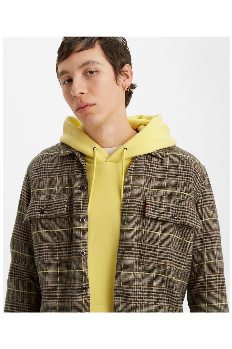 Levi's® Skate Plaid Button-Up Work Shirt, Alternate, color, SPHENE HARVEST GOLD