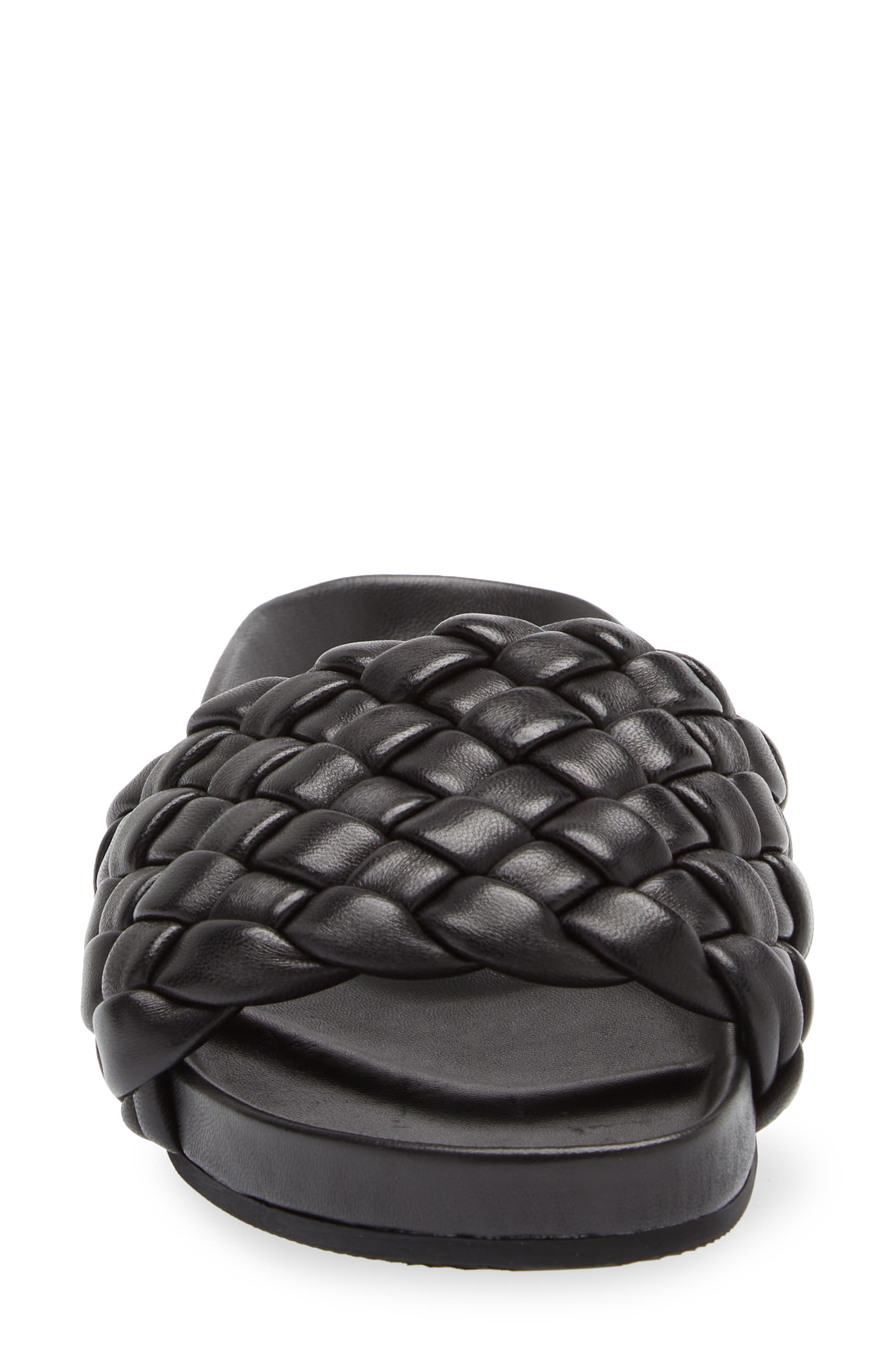 Loeffler Randall Sonnie Woven Slide Sandal, Alternate, color, 