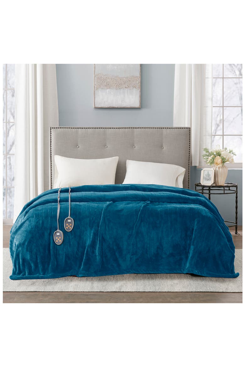 Heated Blanket, Alternate, color, TEAL