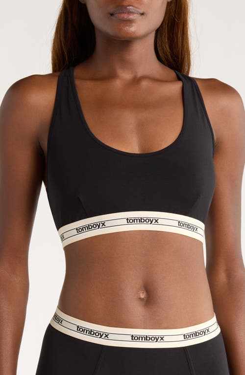 TomboyX All Day Bralette in Modal Retro Black 