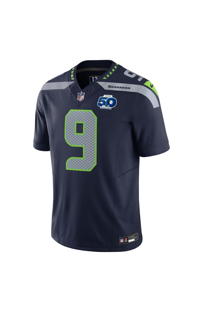 Nike Men's Nike Kenneth Walker III College Navy Seattle Seahawks Team 50th Season Vapor F.U.S.E. Limited Jersey, Alternate, color, College Navy