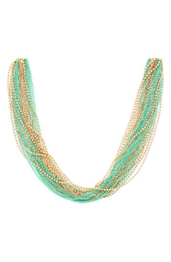 Olivia Welles Lucille Layered Chain Necklace In Gold