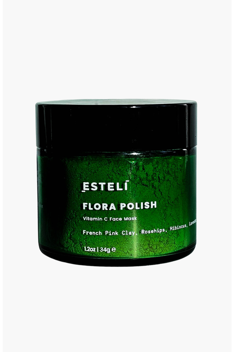 FLORA POLISH Vitamin C Face Mask FACE, Main, color, Dark Green