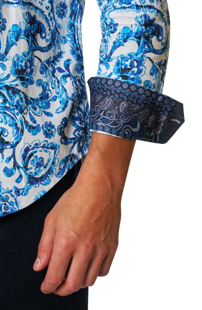 Robert Graham Abbot Woven Button-Up Shirt, Alternate, color,