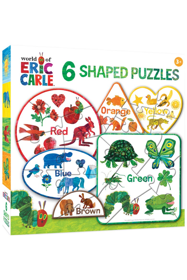 Eric Carle - Colors 6-Pack Mini Puzzles, Main, color, Multicolor
