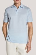 Jack Victor Davis Cotton & Linen Polo