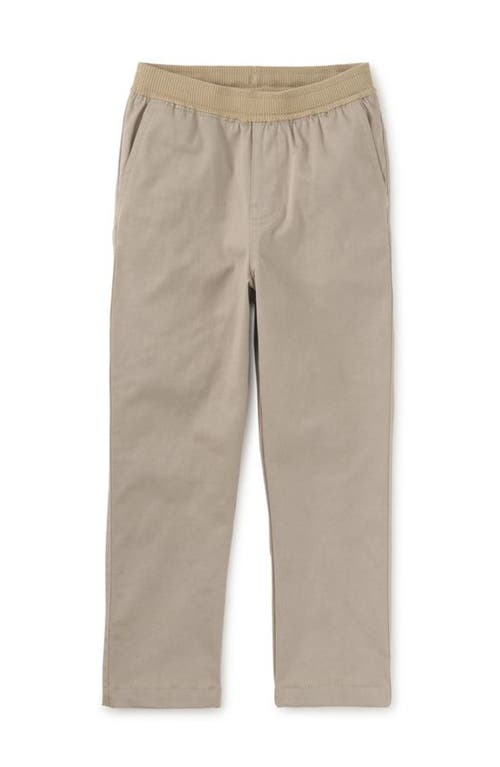 Tea Collection Timeless Stretch Twill Pants In Neutral