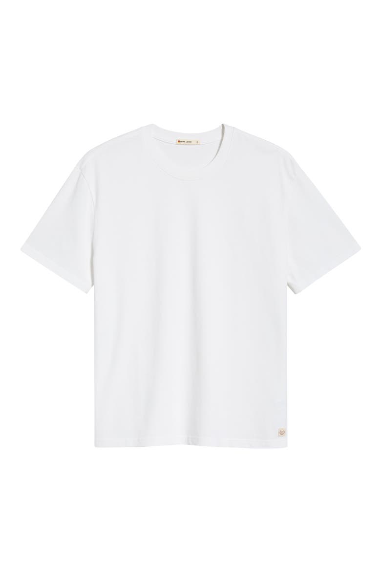 Luxe Jersey Relaxed T-shirt, Alternate, color, BRIGHT WHITE