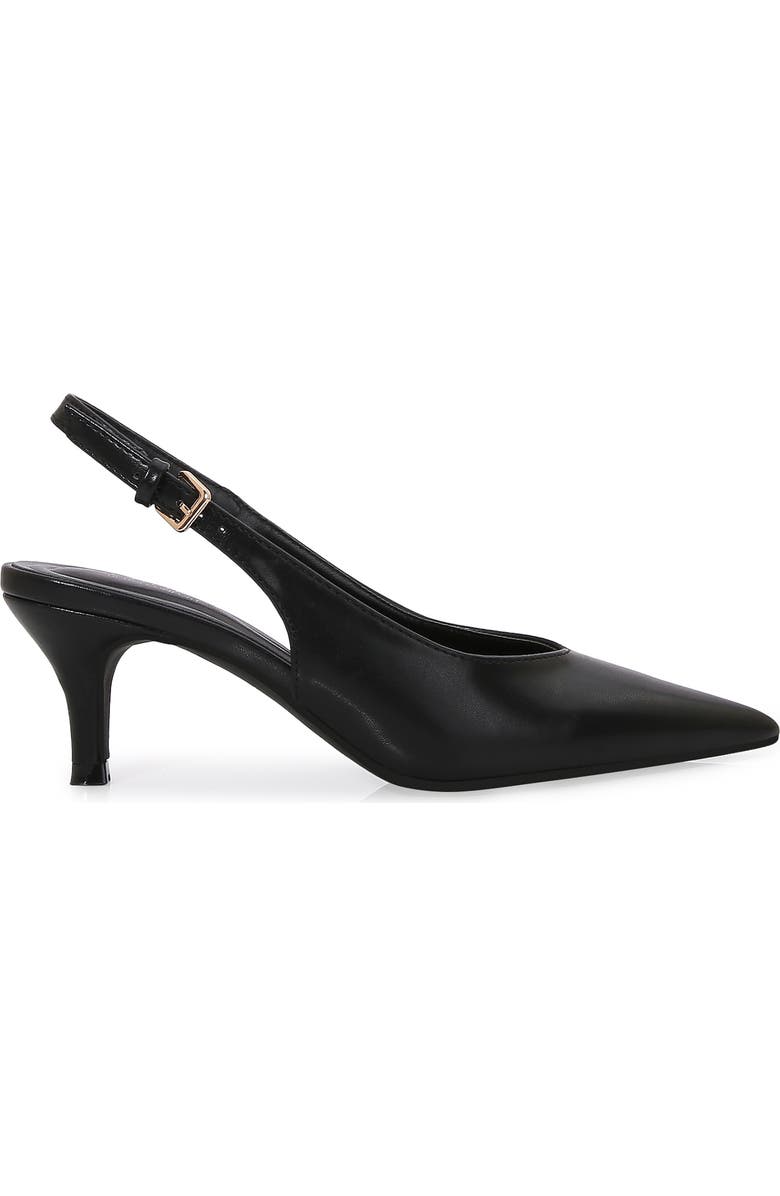 BERNESS Clarabelle Pointed Toe Slingback Pump, Alternate, color, Black