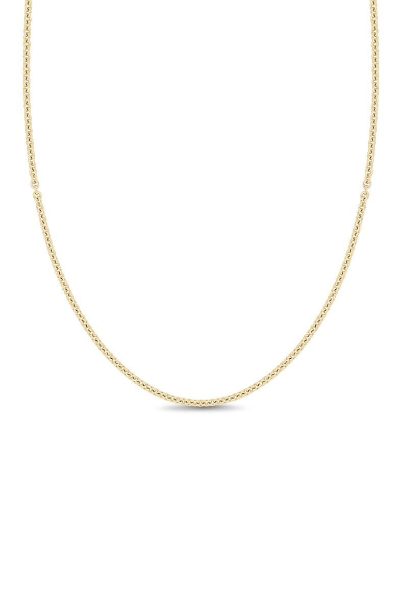 14K Gold Cable Chain Necklace, 1.9mm, Main, color, 14KY