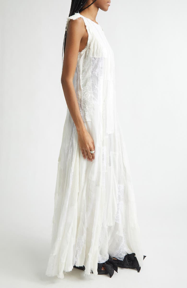 Collina Strada Primrose Patchwork Maxi Dress, Alternate, color, White