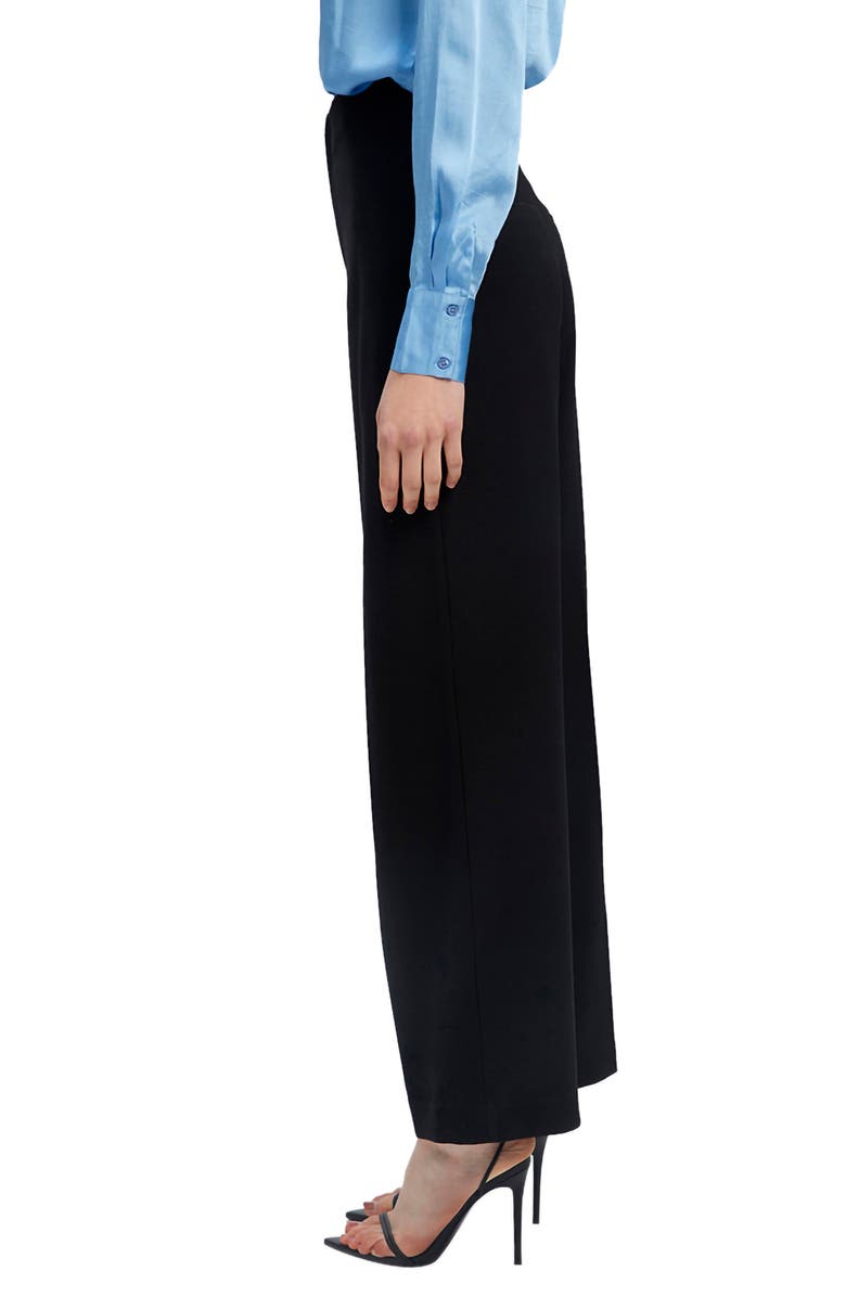 Bardot Anna High Waist Pants, Alternate, color, Black