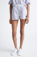 Sporty & Rich Yankees Serif Logo Cotton Boxer Shorts