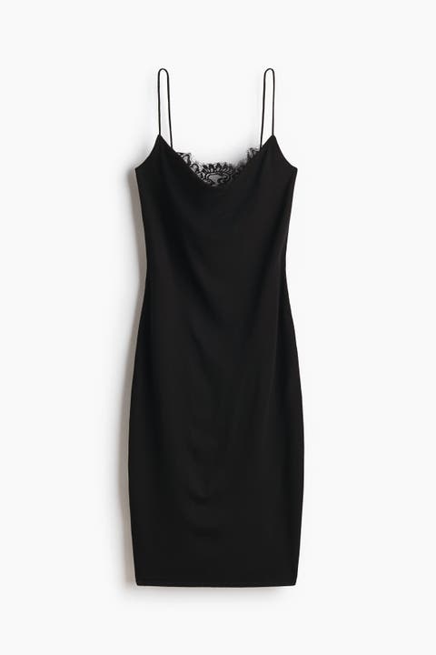 Lace-trimmed Dress