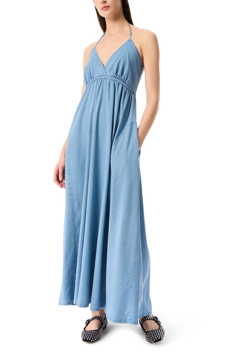 Robert Rodriguez Neakita Tie Neck Halter Dress, Alternate, color,
