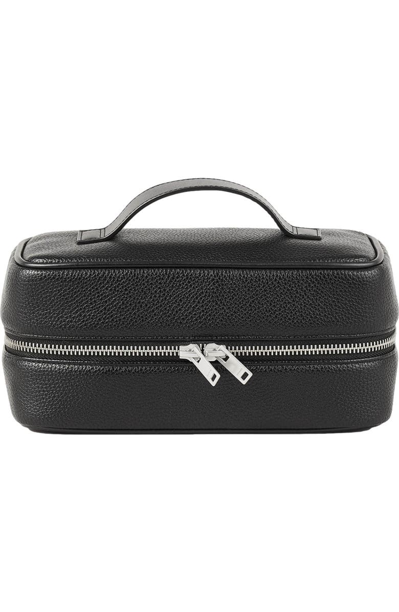 SANDRO Toiletry bag in grained fabric, Main, color,