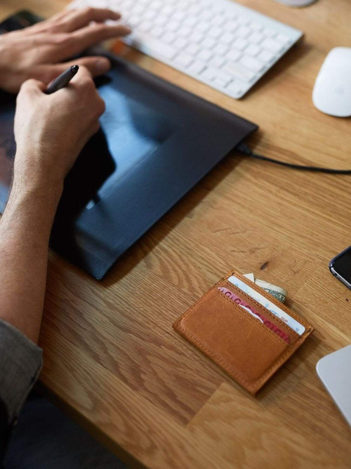 Able Alem Wallet In Whiskey