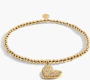 A Littles & Co Gold A Little 'Happy Birthday' Bracelet