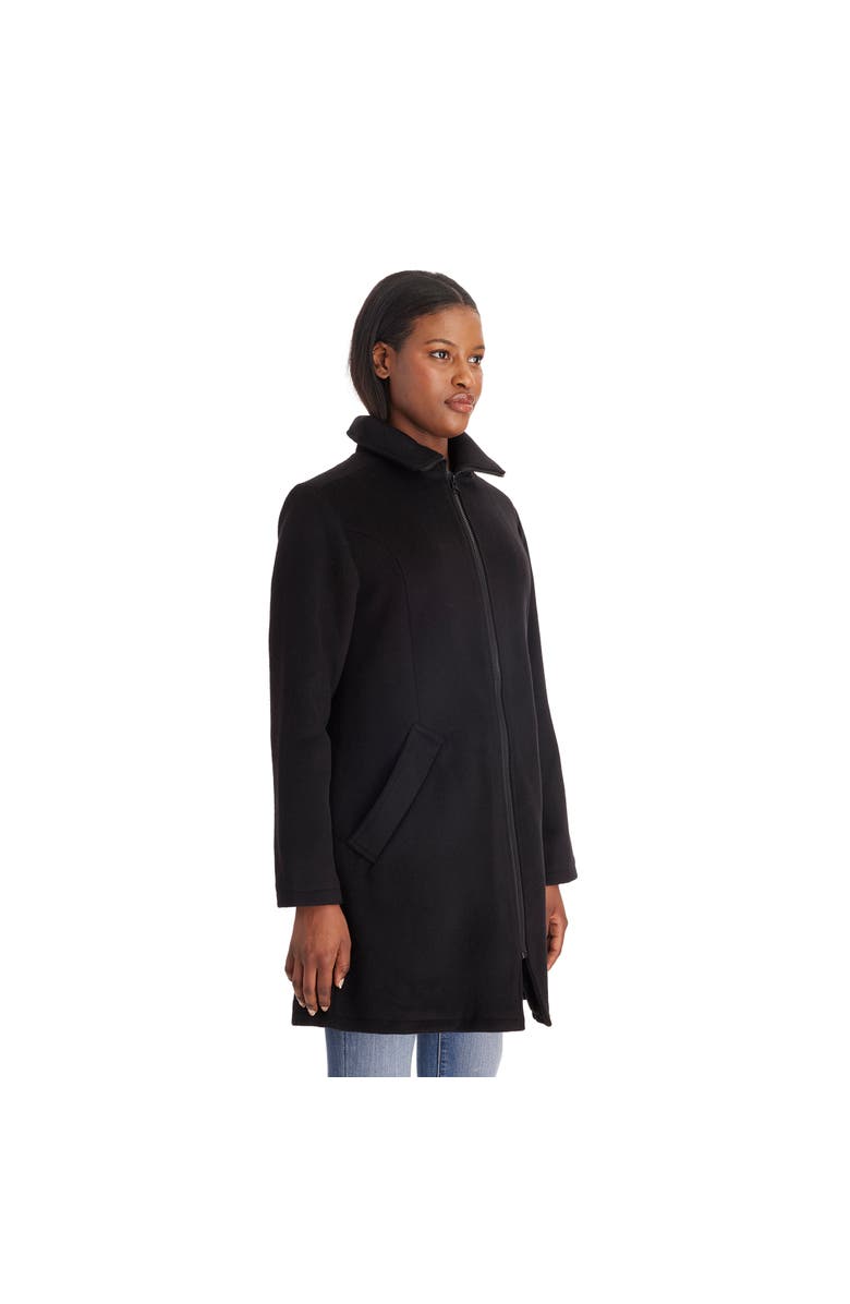 Modern Eternity Maternity Modern Eternity Khloe 3-in-1 Wool-Blend Maternity Coat Semi-Fitted, Alternate, color, Black