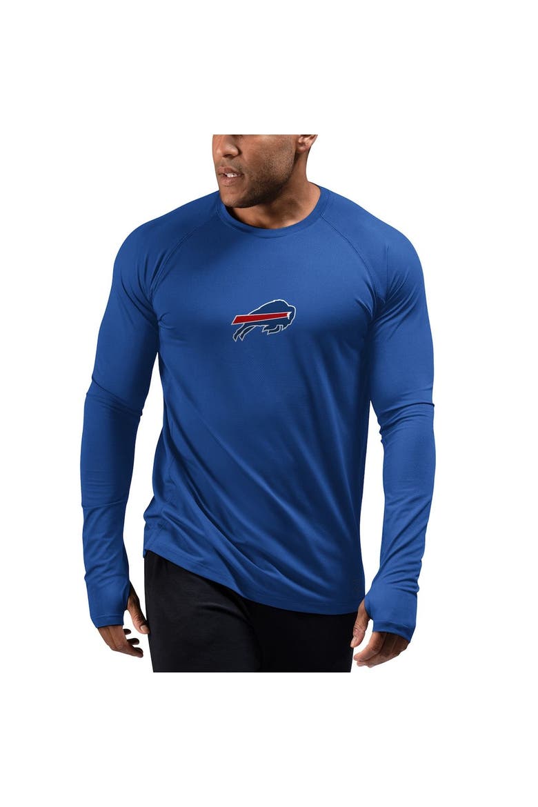 Men's MSX by Michael Strahan Royal Buffalo Bills Interval Long Sleeve Raglan T-Shirt, Main, color, Royal