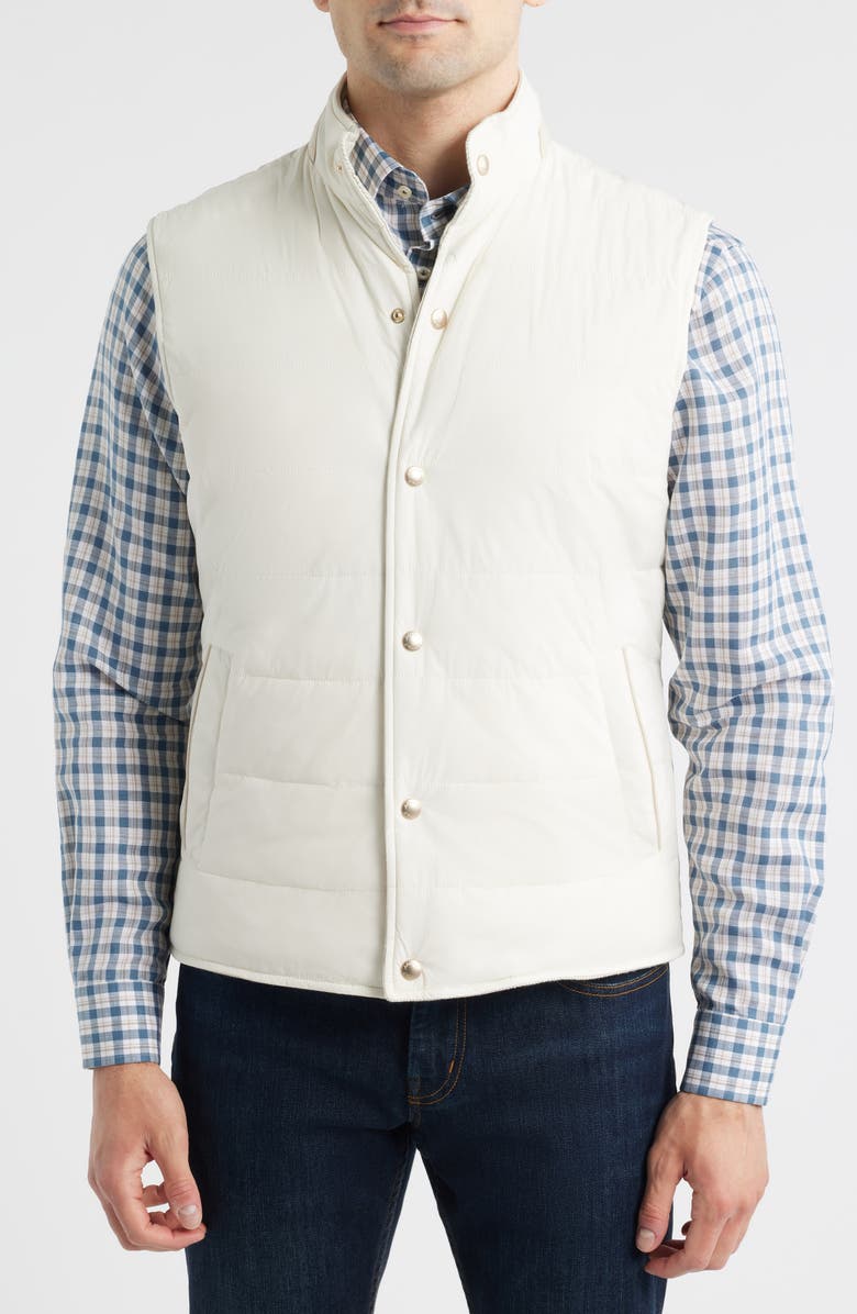 johnnie-O Sandhills Quilted Snap-Up Vest, Alternate, color, 