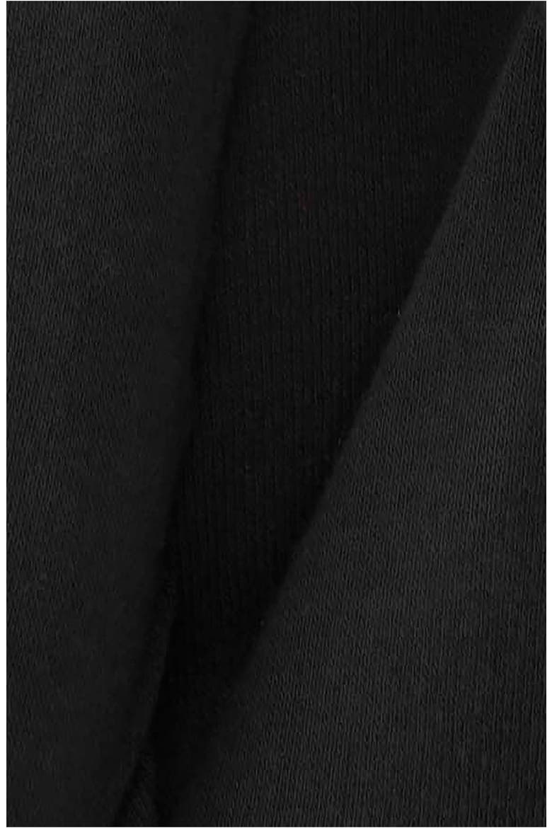 Colby Raw Edge Top, Alternate, color, BLACK