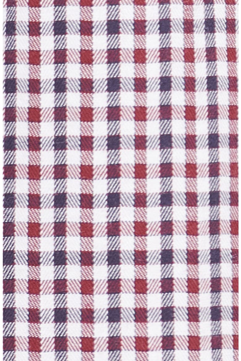 Padshaw Check Button-Down Shirt, Alternate, color, RICH RED