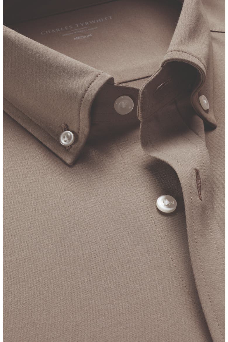 4 Way Stretch Jersey Shirt, Alternate, color, Mocha