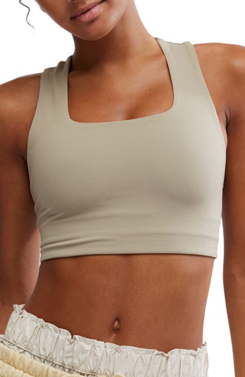 Shop Free People Fp Movement Win Win Racerback Bra In Sage Stone