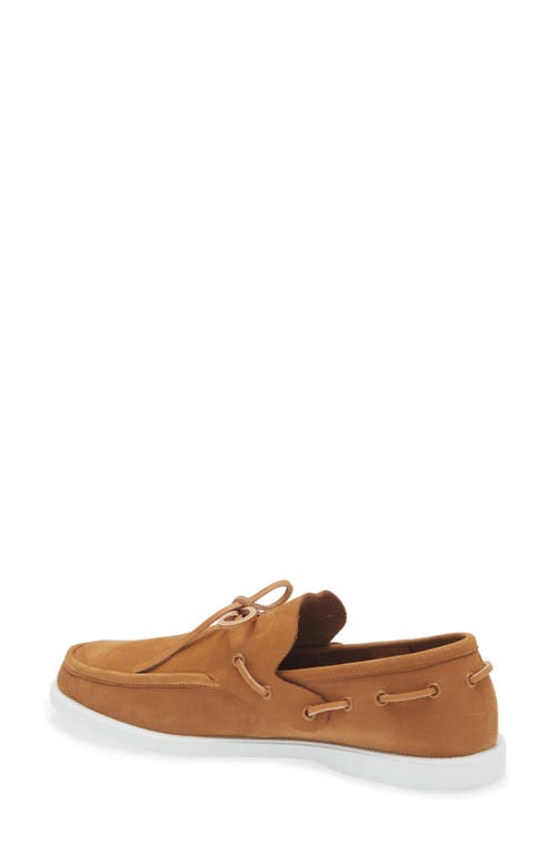 Shop Marni Boat Shoe In Coffee