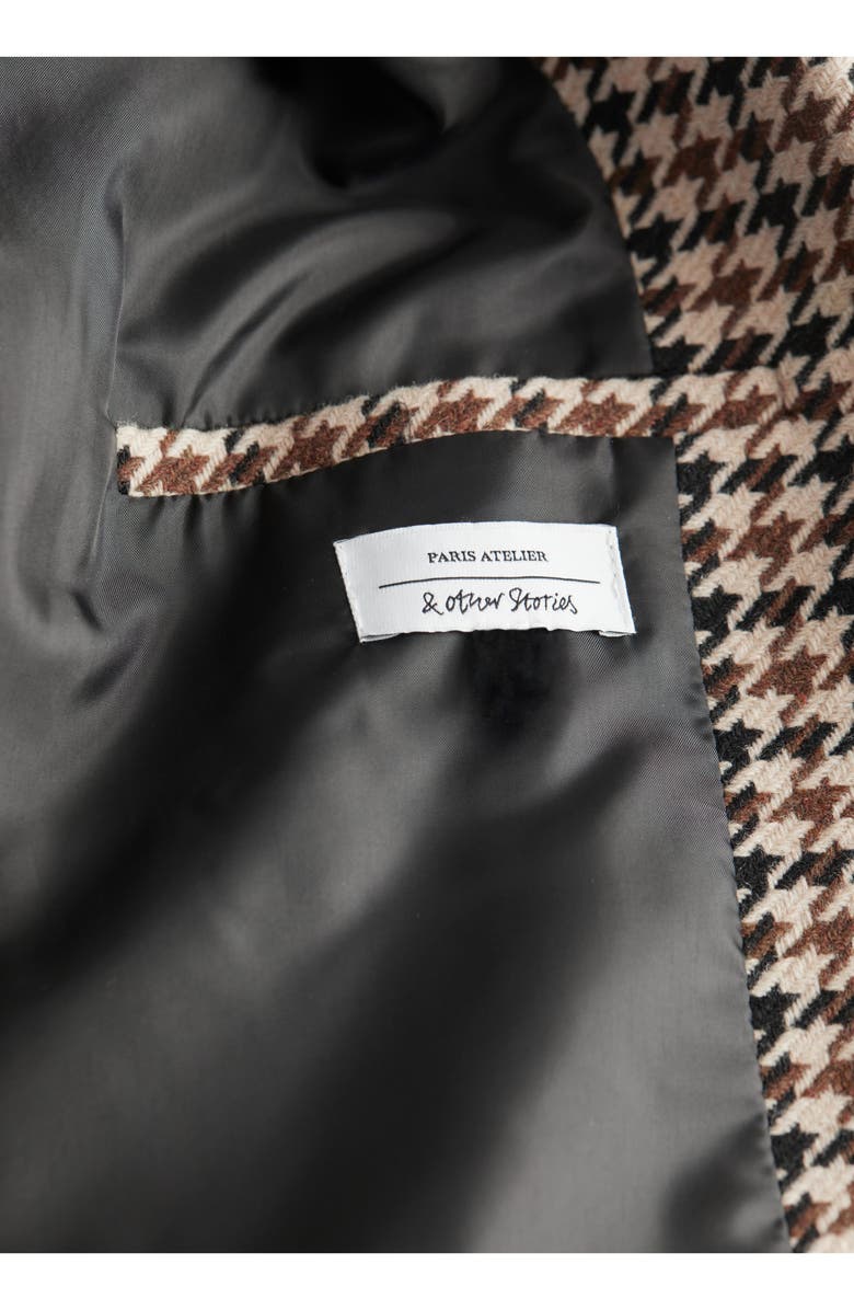 & Other Stories Houndstooth Blazer, Alternate, color, 